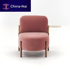 Contemporary fireside chair flagfabrictabletcustomizable color