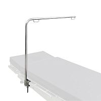 L-hape anesthesia screen operating table-mounted