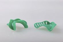 Lower dental impression tray upperperforatedcustom