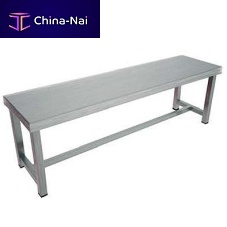 Changing room bench stainless steel
