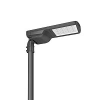 Urban lamp post SAQR contemporarycast aluminumwith tempered glass diffuser