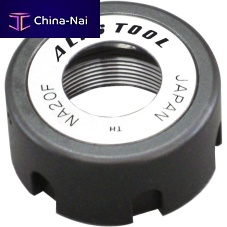 Cylindrical nut NA Fmetalfor collets