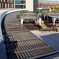 Entrance canopy for commercial buildingswooden framemetal