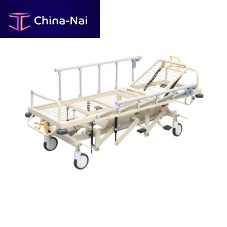 Transport stretcher trolley YFTC-Y2D(II)hydraulicheight-adjustablewith adjustable backrest