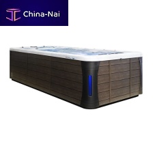Above-ground swim spa CHILL SWIMrectangularmultiplaceacrylic
