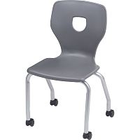 Contemporary chair SILHOFLEX indoorplasticsteel base