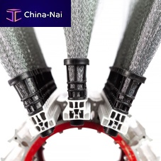 Cassette sweeper brush for airport runwayrubberwith metallic thread