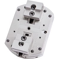 Locking clamp collet chuck 2-jaw module