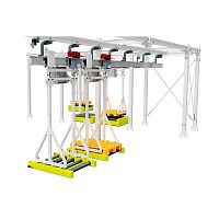 Industrial conveyor system EMStransporthandlingpallet