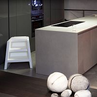 Contemporary stool UPGRADE plasticplastic basedouble