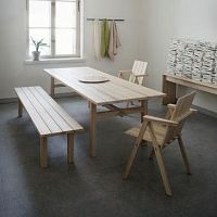 Contemporary table ARKIPELAGO KVP10oakashrectangular