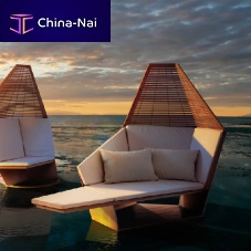 Original design daybed SHELLfabricteakgarden