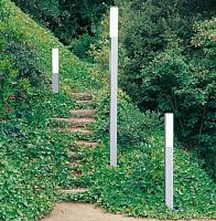 Urban bollard light NAWA contemporaryanodized aluminummethacrylate