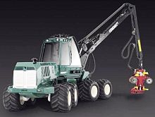 Rubber-tired forestry harvester 1050H
