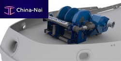 Ship winch towingelectric drive