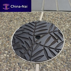 Pool drain grate LOCUST - LH10DIAB71SL bronze