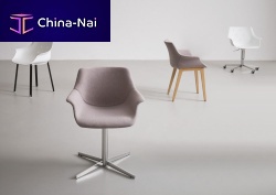 Contemporary chair MORE Lpolymerstar baseswivel