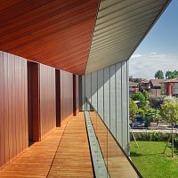 Titanium soffit VILLE AIMAROzinc