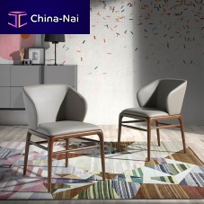 Contemporary chair 4065indoorsynthetic leatherash base