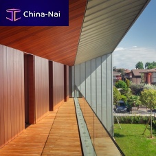 Titanium soffit VILLE AIMAROzinc