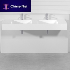 Countertop washbasin SQUAREPietraluce®customizabledouble