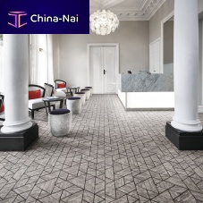 Tufted carpet CARRAREnyloncommercialgeometric