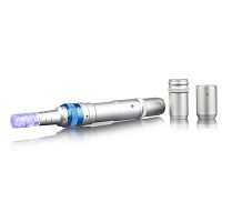Mechanical microneedling unit hand-held