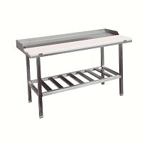 Stainless steel working table TS E series