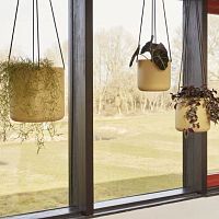 Iron flower pot Bloomcottoncanvashanging