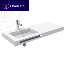 Solid Surface vanity top 403511007with towel rack