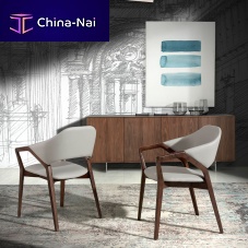 Contemporary chair 4068indoorsynthetic leatherash base
