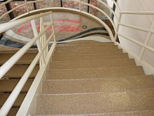 Cement flooring KEY URECON CHIP 100polymerstone lookantimicrobial