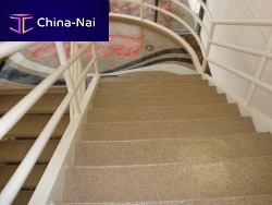 Cement flooring KEY URECON CHIP 100polymerstone lookantimicrobial