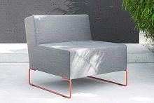 Contemporary fireside chair JAMMYfabricweather-resistantUV-resistant