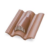 Ventilating roof tile curvedlargealuminum