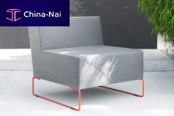 Contemporary fireside chair JAMMYfabricweather-resistantUV-resistant