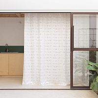 Curtain fabric Atlaspatternedpolyesterviscose