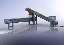 Shaftless screw conveyor TSAhorizontaltransport