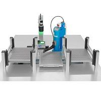 Pick-and-place materials handling module