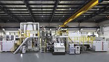 Automatic coating machine for the food industryfor paper
