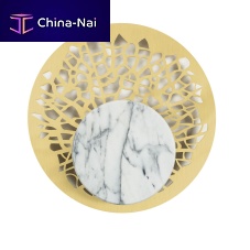 Contemporary wall light ODYSSEYindoorbrushed brassmarble