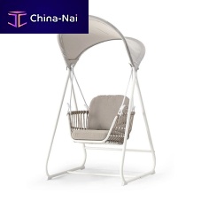 Aluminum swing seat BARI fabricropehanging