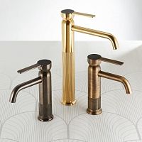 Washbasin mixer tap Lumirecountertopstainless steelbathroom
