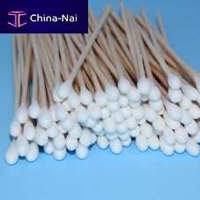 Plastic swab GD-102 serieswoodenbox of 100cotton
