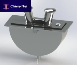Yacht mooring cleat for boatdouble