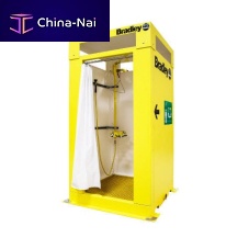 Fiberglass shower cubicle S19372, S19374, S19378with sliding doorsquarefor public washroom