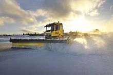 Airport runway snow plow EP serieswith tilting blade