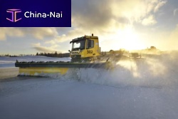 Airport runway snow plow EP serieswith tilting blade