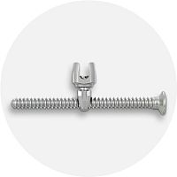 Sacro-iliac joint compression bone screw E.SPINE® TANIT®cannulatedpediatricmetallic