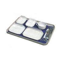 Aircraft cabin meal tray plasticdisposable